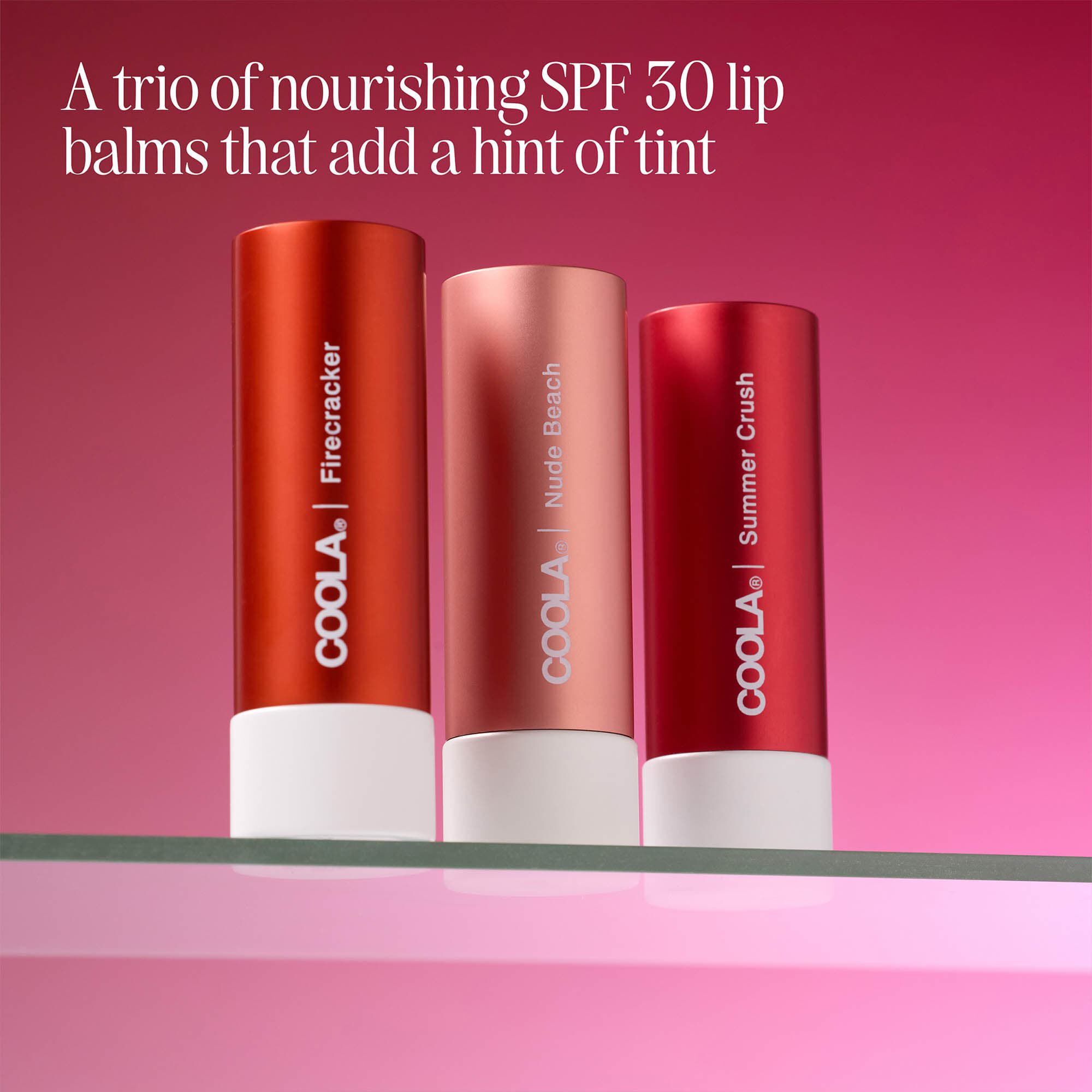 COOLA From Beach To Boardroom Tinted Mineral Liplux Trio, SPF 30